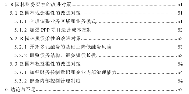 R园林财务柔性评价探讨