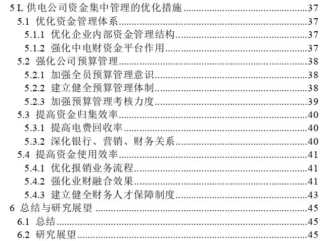 国家电网L供电公司资金集中管理优化探讨