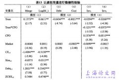 非正式规制视域之社会信任及与公司财务制度实证概述