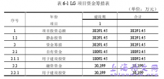 LG污水处理项目财务评估概述