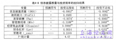 投入效率之信息披露质量影响