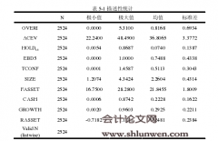 应计波动、内部治理特征与过度投资