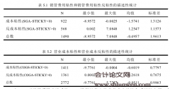 我国上市公司成本粘性和分析师盈利预测的相关性研究