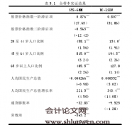 人口结构变动与金融资产价格研究