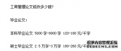 工商管理论文修改多少钱？(资深编辑分析)