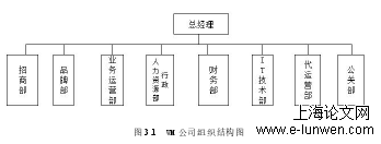 图 3.1 WM 公司组织结构图