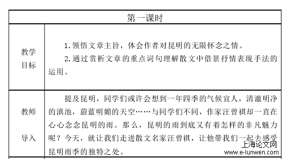 教育教学论文范文