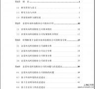 哈佛框架下金雷风电科技股份公司的财务报表分析[财务报表分析论文]