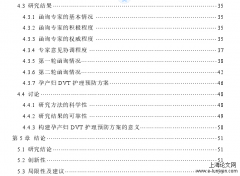 基于循证与德尔菲法构建孕产妇深静脉血栓形成护理预防方案的思考[护理论文]