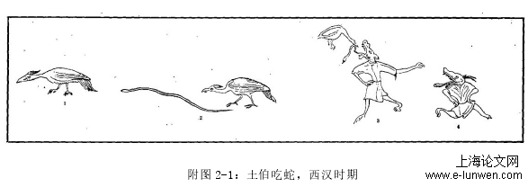 附图 2-1：土伯吃蛇，西汉时期 